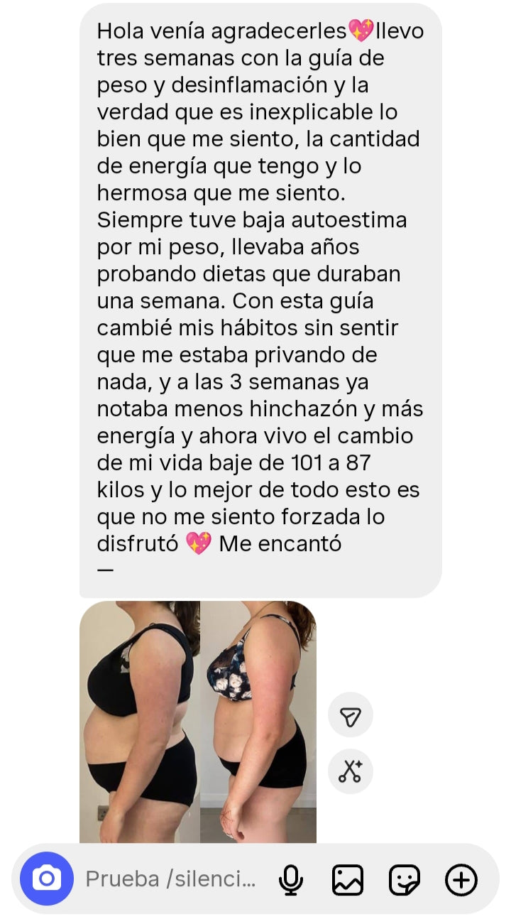 Testimonio de la guía de bienestar físico